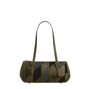 Coach Green Snake print Asher Bag and wallet
